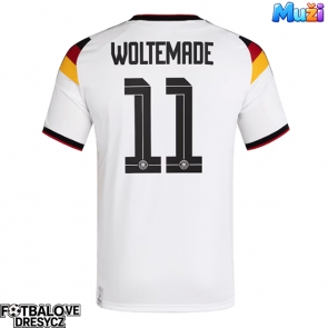 Německo Nick Woltemade #11 Domácí Dres MS 2026 Krátký Rukáv